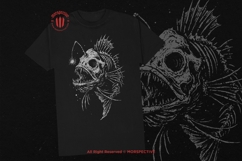 10 Bundle Dark Art Death Fish Bone Sea Ocean Skeleton Skull Product Image 2