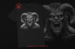 10 Bundle Dark Art Monster Demon Head Scary Face Horror Product Image 2