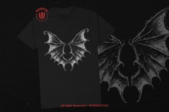 10 Bundle Dark Art Bat Wings Demon Gothic Devil Wings Horror Product Image 2