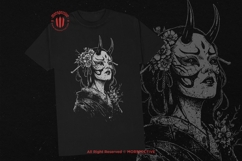 10 Bundle Dark Art Geisha Mask Girl Japanese Oriental Women Product Image 2