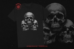 10 Bundle Dark Art Skull Head Pile scattered Stacking Horror Product Image 2