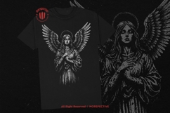 10 Bundle Dark Art White Angel Guardian Women Mother Heaven Product Image 2