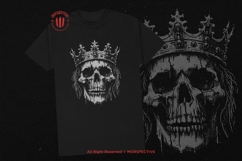 10 Bundle Dark Art King Skull Crown Royal Kingdom Horror Product Image 2