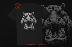 10 Bundle Dark Art Hippopotamus Animal Hippo Beast Safari Product Image 2