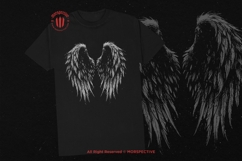 10 Bundle Dark Art Angel Wings Heaven Feather Bird Holy Wing Product Image 2