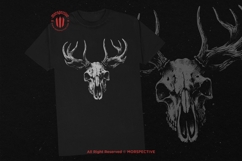 10 Bundle Dark Art Skull Deer Head Wild Animal Horror Tattoo Product Image 2