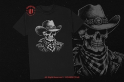 10 Bundle Dark Art Skull Cowboy Skeleton Vintage Sheriff Product Image 2