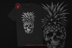 10 Bundle Dark Art Pineapple Skull Tropical Fruit Skull Product Image 2