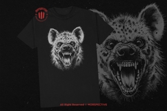 10 Bundle Dark Art Hyena Head Beast Wild Animals Tattoo Product Image 2