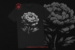 10 Bundle Dark Art Peony Flower Garden Floral Peonies Product Image 2