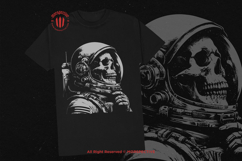 10 Bundle Dark Art Astronaut helmet Skull cosmonaut Space Product Image 3