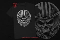 10 Bundle Dark Art Skull Rider with Helmet Vintage Skeleton Product Image 2
