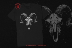 10 Bundle Dark Art Goat Skull Head Bones Demon Horror Tattoo Product Image 2