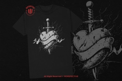 10 Bundle Dark Art Dagger Heart Stab Bleeding Wings Horror Product Image 2