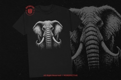 10 Bundle Dark Art Elephant Head Gothic Style Animal Tattoo Product Image 2