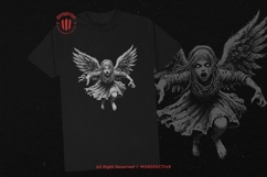 10 Bundle Dark Art Devil Girl Kids Demon Woman Face Hell Product Image 2