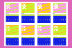 Creative School Wall Calendar 2026 Product Image 2