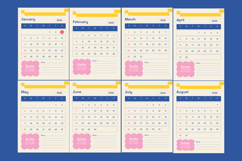 Colorful Education Wall Calendar Product Image 2