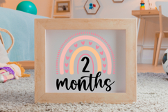 2 Months SVG | Baby Milestone SVG | Baby SVG | Newborn SVG Product Image 4