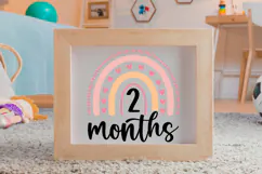 2 Months SVG | Baby Milestone SVG | Baby SVG | Newborn SVG Product Image 4