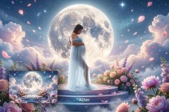 32 Moonlight Maternity Digital Backdrops Product Image 3