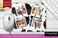 Animal Print Photo Mouse Pad PNG - Wild Animal Picture Frame Product Image 1