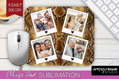 Animal Print Photo Mouse Pad PNG - Wild Animal Picture Frame Product Image 1