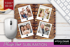 Animal Print Photo Mouse Pad PNG - Wild Animal Picture Frame Product Image 1