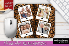 Animal Print Photo Mouse Pad PNG - Wild Animal Picture Frame Product Image 1