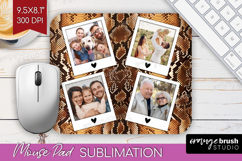 Animal Print Photo Mouse Pad PNG - Wild Animal Picture Frame Product Image 1