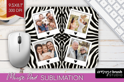 Animal Print Photo Mouse Pad PNG - Wild Animal Picture Frame Product Image 1