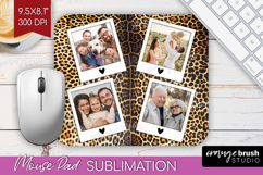 Animal Print Photo Mouse Pad PNG - Wild Animal Picture Frame Product Image 1