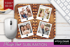 Animal Print Photo Mouse Pad PNG - Wild Animal Picture Frame Product Image 1