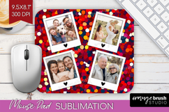 Glitter Photo Mouse Pad PNG - Sparkle Picture Frame Mouse Product Image 1