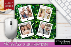 Glitter Photo Mouse Pad PNG - Sparkle Picture Frame Mouse Product Image 1