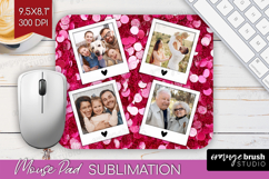 Glitter Photo Mouse Pad PNG - Sparkle Picture Frame Mouse Product Image 1