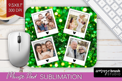 Glitter Photo Mouse Pad PNG - Sparkle Picture Frame Mouse Product Image 1