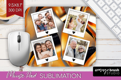 Rose Gold Photo Mouse Pad PNG - Abstract Picture Frame Mouse Product Image 1