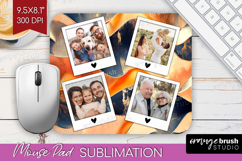 Rose Gold Photo Mouse Pad PNG - Abstract Picture Frame Mouse Product Image 1