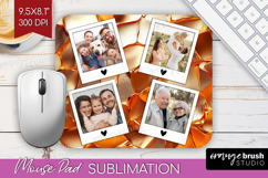 Rose Gold Photo Mouse Pad PNG - Abstract Picture Frame Mouse Product Image 1