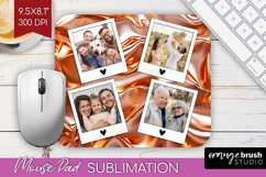 Rose Gold Photo Mouse Pad PNG - Abstract Picture Frame Mouse Product Image 1
