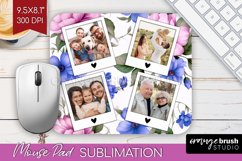 Spring Photo Mouse Pad PNG - Flowers Picture Frame Mouse Pad Product Image 1
