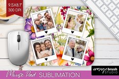 Spring Photo Mouse Pad PNG - Flowers Picture Frame Mouse Pad Product Image 1