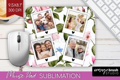 Spring Photo Mouse Pad PNG - Flowers Picture Frame Mouse Pad Product Image 1