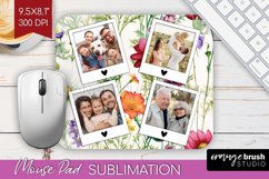 Spring Photo Mouse Pad PNG - Flowers Picture Frame Mouse Pad Product Image 1