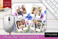 Wildflowers Photo Mouse Pad PNG - Floral Picture Frame Mouse Product Image 1