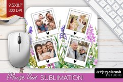 Wildflowers Photo Mouse Pad PNG - Floral Picture Frame Mouse Product Image 1