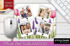 Wildflowers Photo Mouse Pad PNG - Floral Picture Frame Mouse Product Image 1
