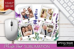 Wildflowers Photo Mouse Pad PNG - Floral Picture Frame Mouse Product Image 1