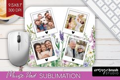 Wildflowers Photo Mouse Pad PNG - Floral Picture Frame Mouse Product Image 1